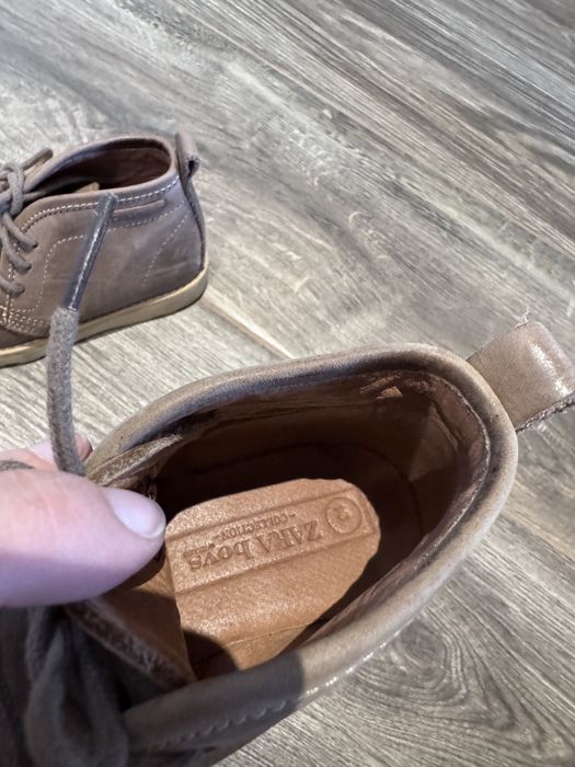Jesienne buty chłopięce skórzane Zara rozmiar 24