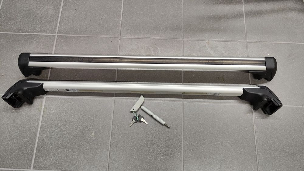 BMW E91 Orginalne  Belki dachowe bagażnik na niskie relingi
