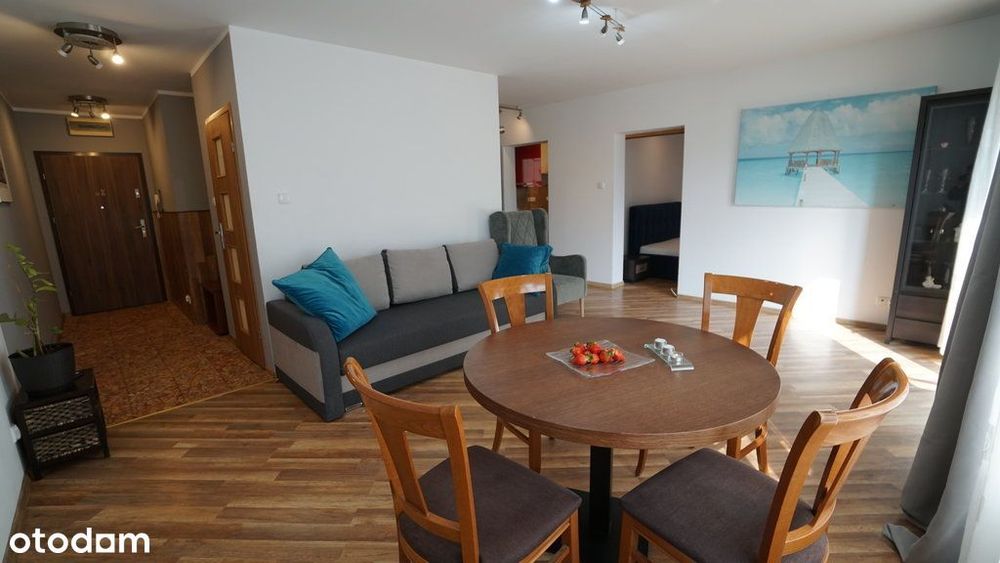 2-pok. 54,5 m² parter, balkon i taras