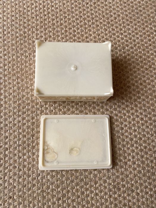 Caixa em plastico Ribeirinho souvenir anos 40 / 60