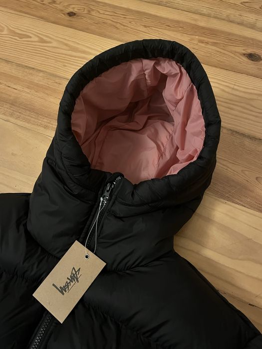 Casaco Stüssy Preto/Rosa (L)
