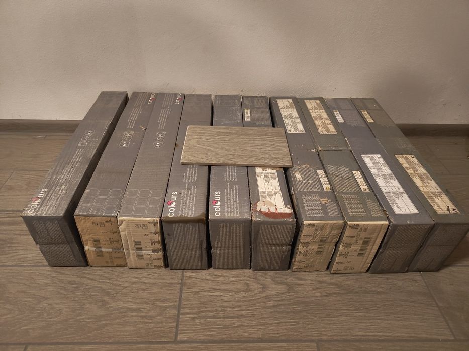 Płytki gresowe / kafelki Colours Arrezo Grey - 10 op. = ~10m2