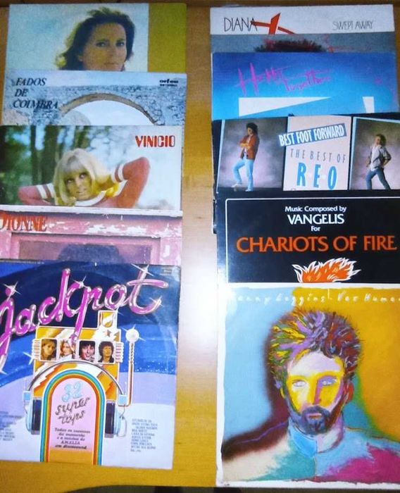 Discos vinil -LP's e singles