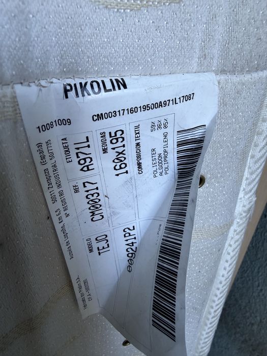 Cama casal 200x160 com colchão marca pikolin