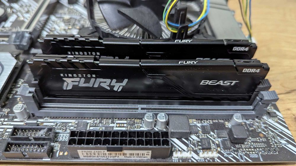 Intel Core i7-10700 + Asus Prime Z490-P + 2x16Gb DDR4 Kingston Fury