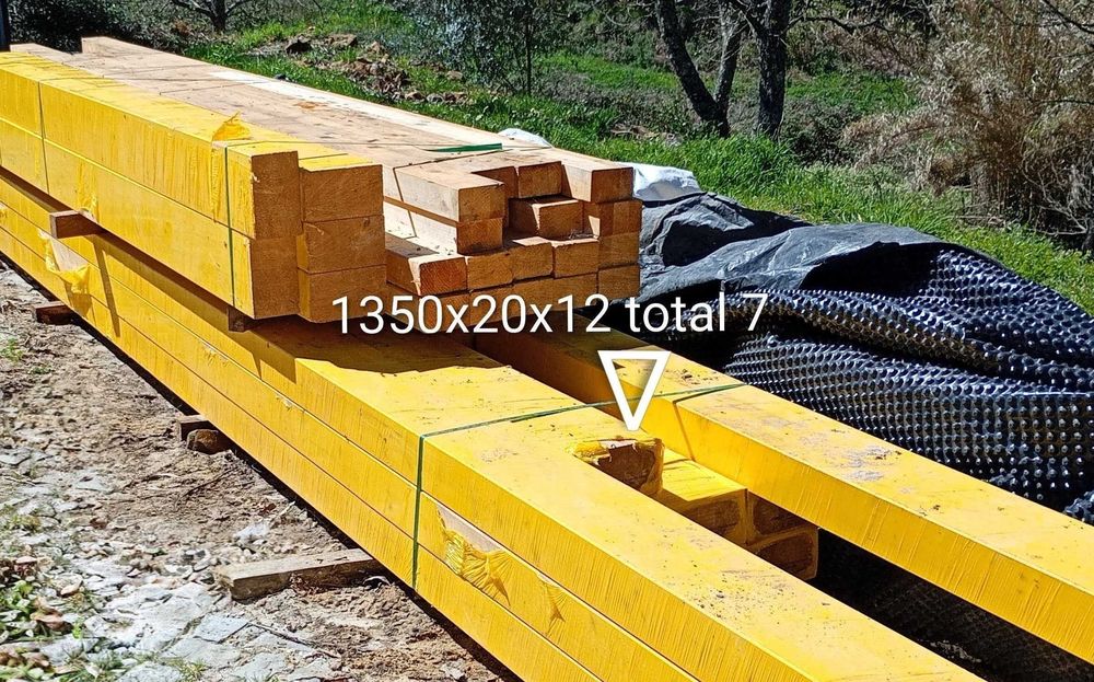 VIGAS CASQUINHA LAMINADA - Lote ou em unidades individuais