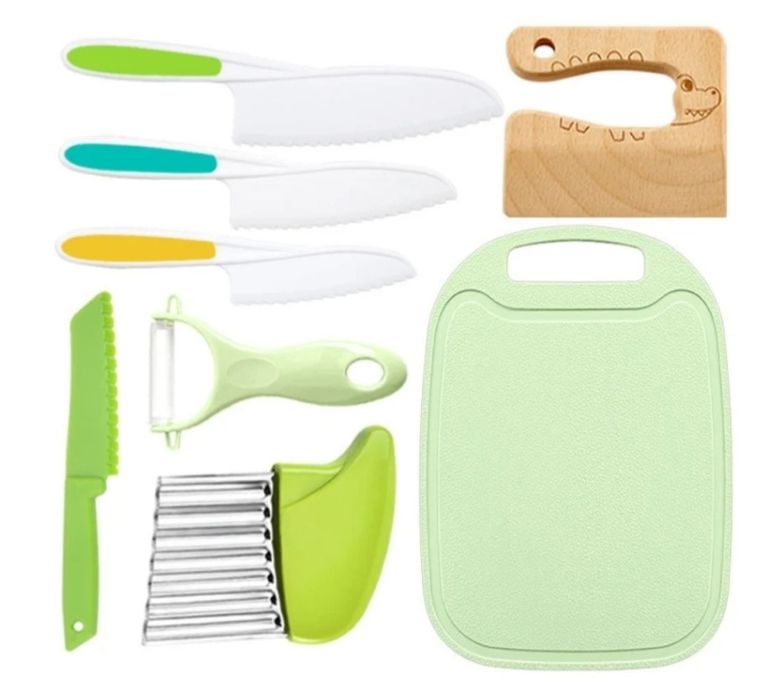 Conjunto de Faca para Cozinha Infantil AURUM