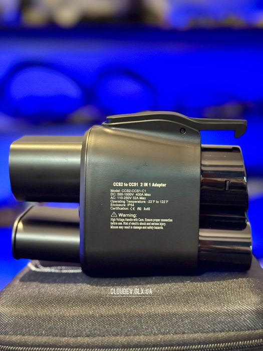 CCS1 CCS2 500A GUWIEYG, AFYEEV, IPENGEN фабричний перехідник з Америки на Європу 250квт з замком