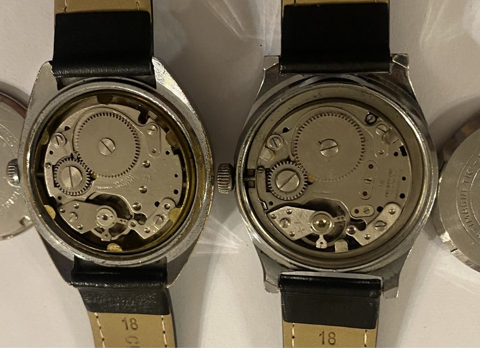 Dois Relogios mecânicos, CADAUX Super de luxe, calendar, PHILIPS DE LUXE