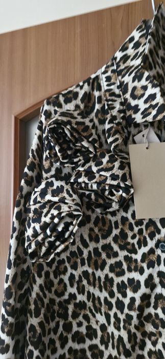 Koszula elegancka pantera panterka  2xl 44