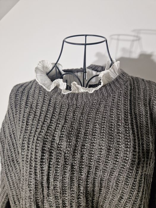 Sweterek z kołnierzykiem L