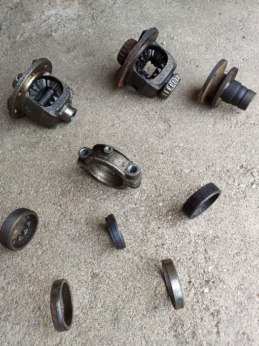 Lada Niva 1.9 D - coroas diferencial novas e rolamentos tampas