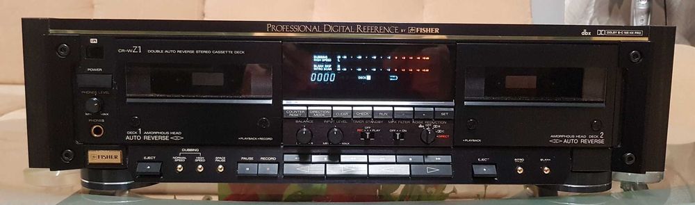 Кассетная двойная дека Fisher CR-WZ1 P.D.Reference made in Japan