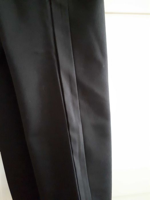 Czarne spodnie Reserved, 34, nowe, z metką, kieszenie, lampasy