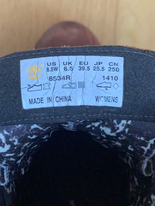 Botas de salto alto da Timberland