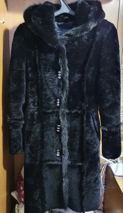 Натуральная шубка-мутон