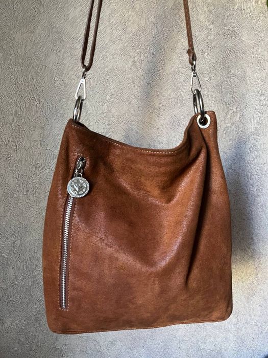 Сумка  кожаная &