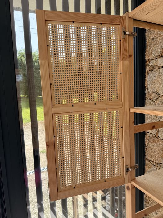 Estante com portas IKEA IVAR pinho, 89x50x179 cm