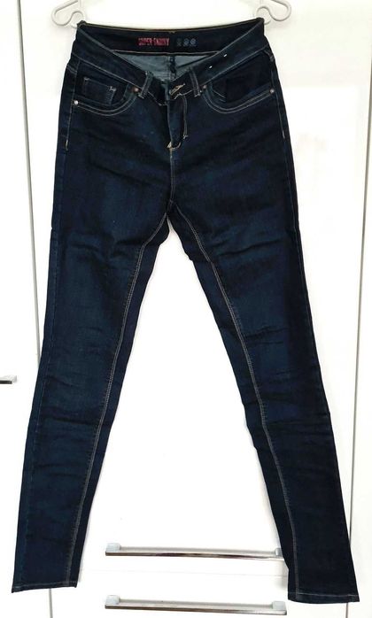 Denim Co Super Skinny Jeansy granatowe r. 36 rurki