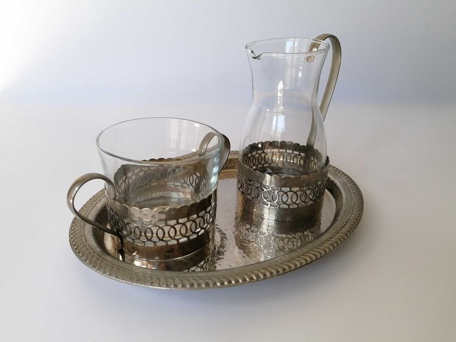 Conjunto de chá vintage Duralex
