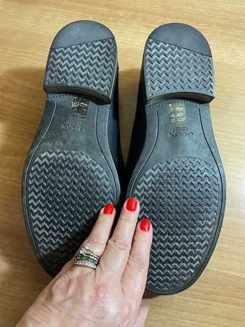 Sapatos Mocassim Geox Preto Tam. 42 Como Novos