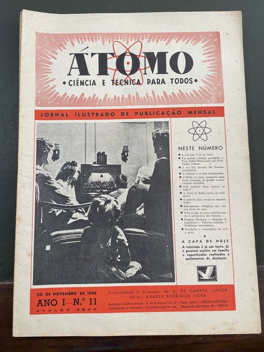 Átomo - Ciencia e Tecnica para todos -Jornal ilustrado