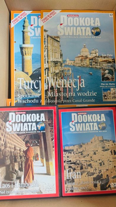 Gradka dla podróżników - Kolekcja DeAgostini „Bliżej Świata” – kompletna seria DVD + broszury