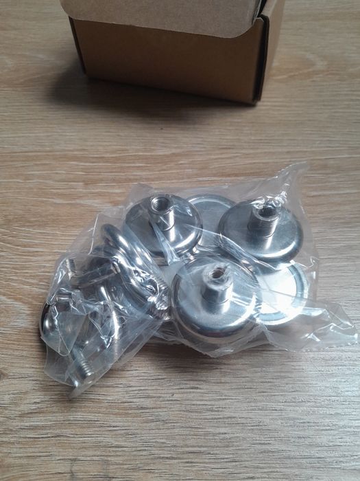 Magnesy neodymowe haczyki 6szt. Mocne 32mm x 50mm