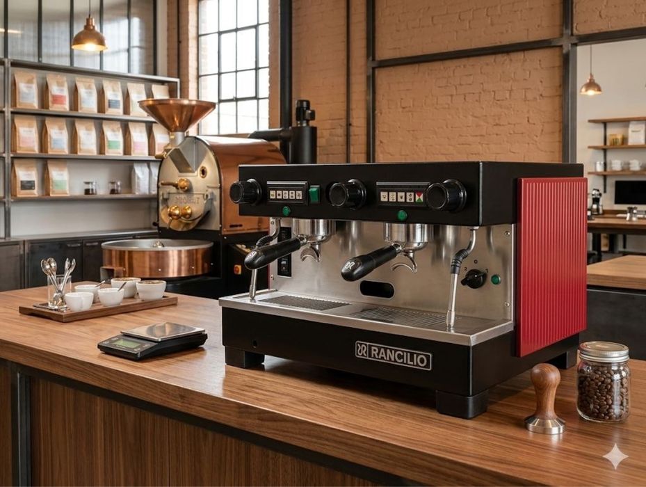 Кавомашина двохпостова Rancilio