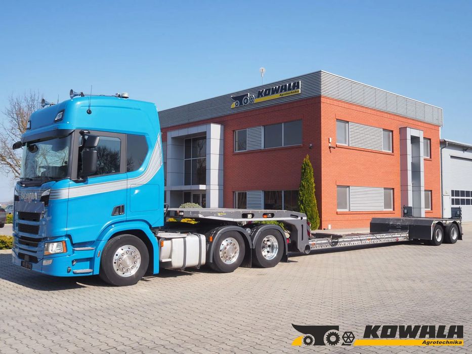 Scania R500 6x2/4 + Recker SANR-38  Ciągnik siodłowy, transport nienormatywny, gabaryt, podwozie