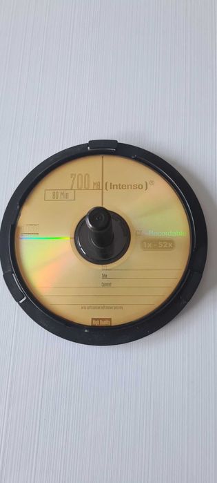 Conjunto de CDs Virgens em Cakebox ou Caixa Individual Nunca Usados