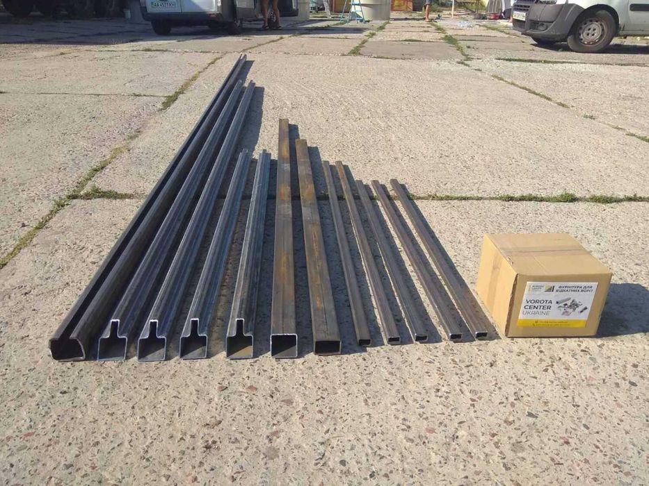 Комплект откатных ворот /раздвижных ворот 3.5x2.1 TETRIX КСС Свари Сам