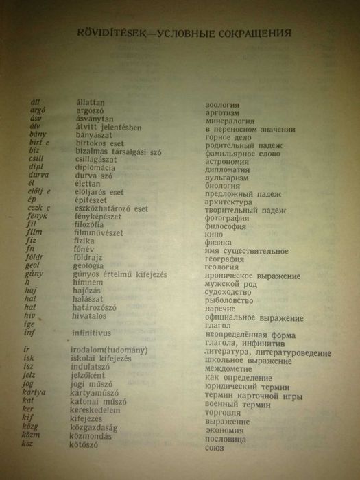 Венгерско-русский словарь ( Halasz Elod ), Будапешт, 1986 год