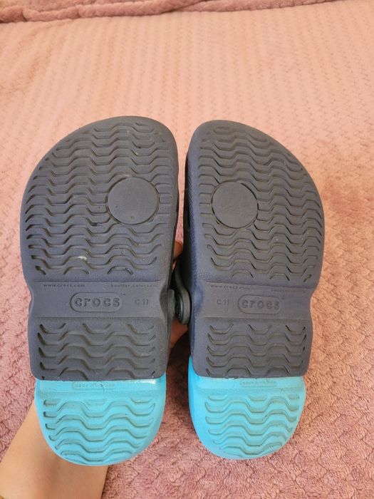 Дитячі сабо Crocs (Крокси) Electro Clog, р. С11 (28-29), синій/електро