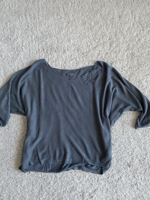 Szara bluzka oversize