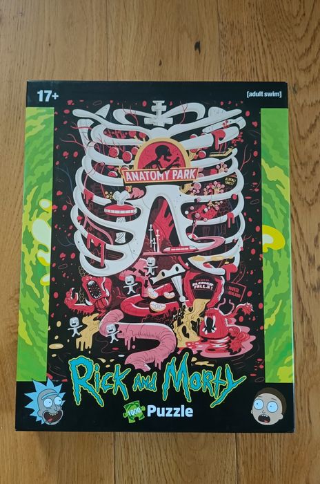 Puzzle 1000 Rick Morty Anatomy Park