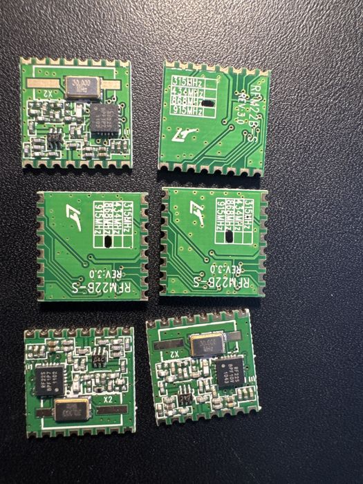 Moduły radiowe 868MHz i 2.4GHz RFM22B RFM70D ESP Arduino
