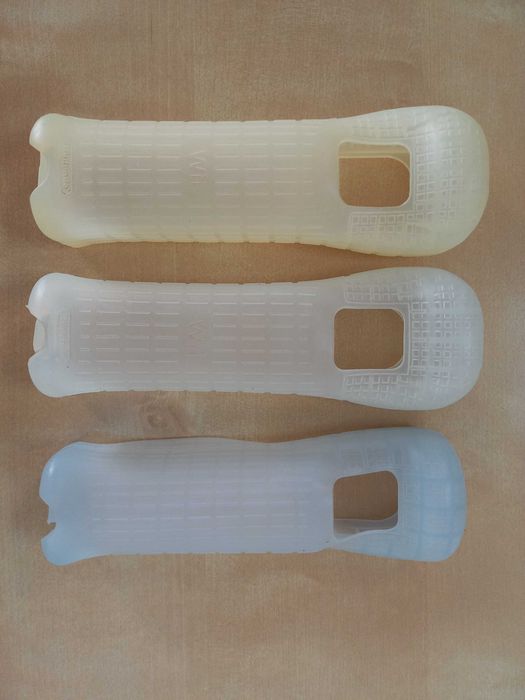 3 Capas de silicone para comando Nintendo Wii