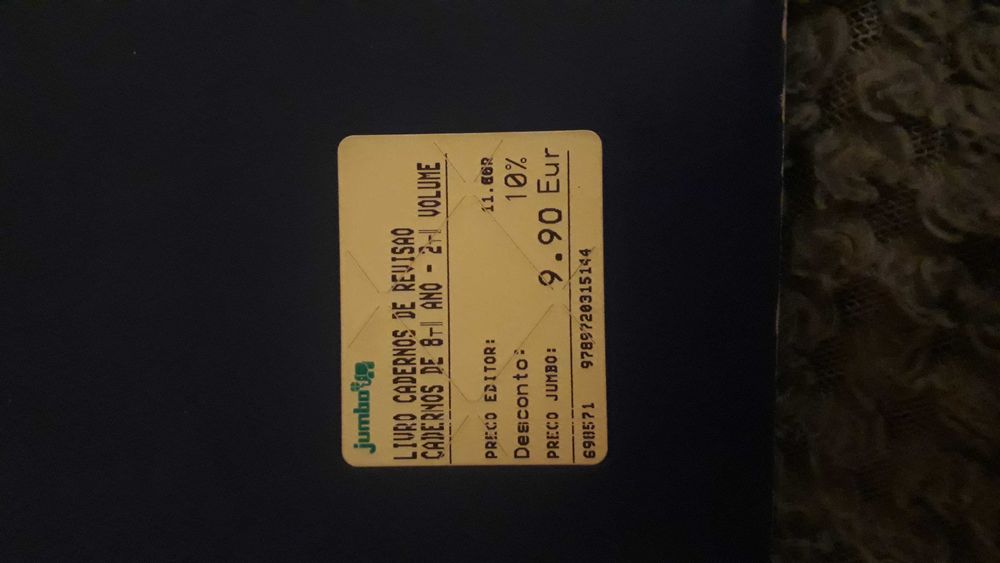 "Cadernos de revisão" 8ºano Volumes 1 e 2 (multidisciplinas)