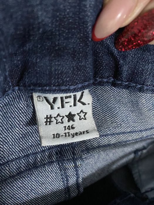 Jeansy YFK roM 146 cm