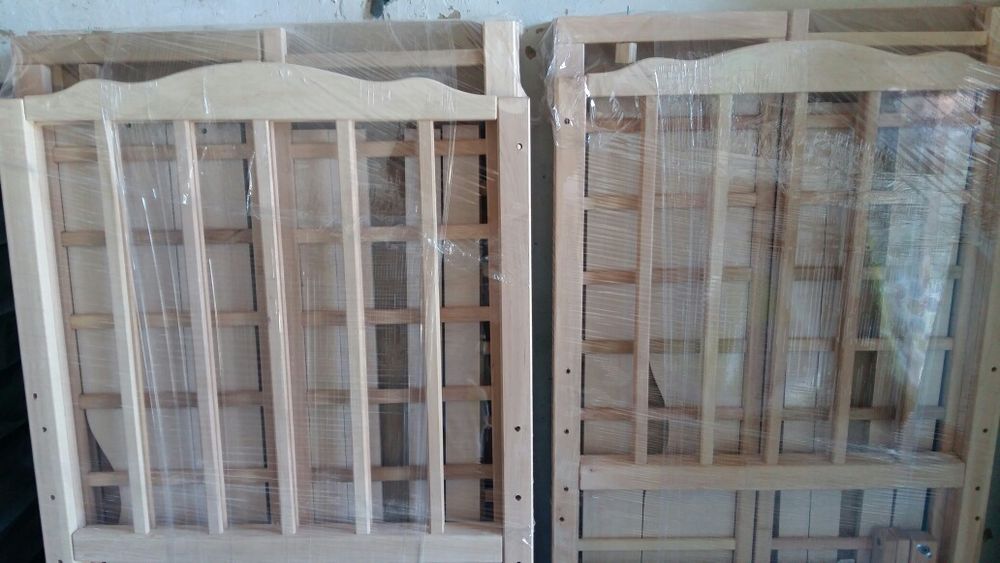 Детская кроватка ліжко Білі на маятнике шарнир ліжечко Нові