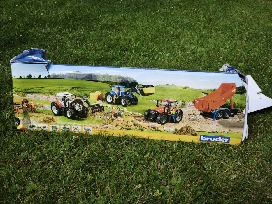 Traktor z przyczepą 1:16 bruder NOWY