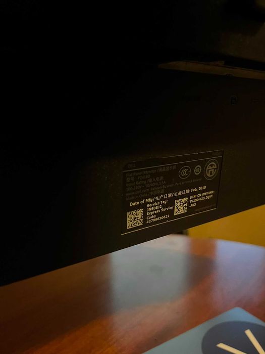 Monitor Dell 23.8" Ultra HD 4K - P2418D