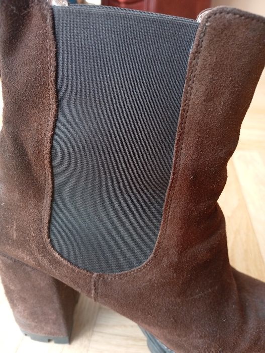 Botki zamszowe Calzado