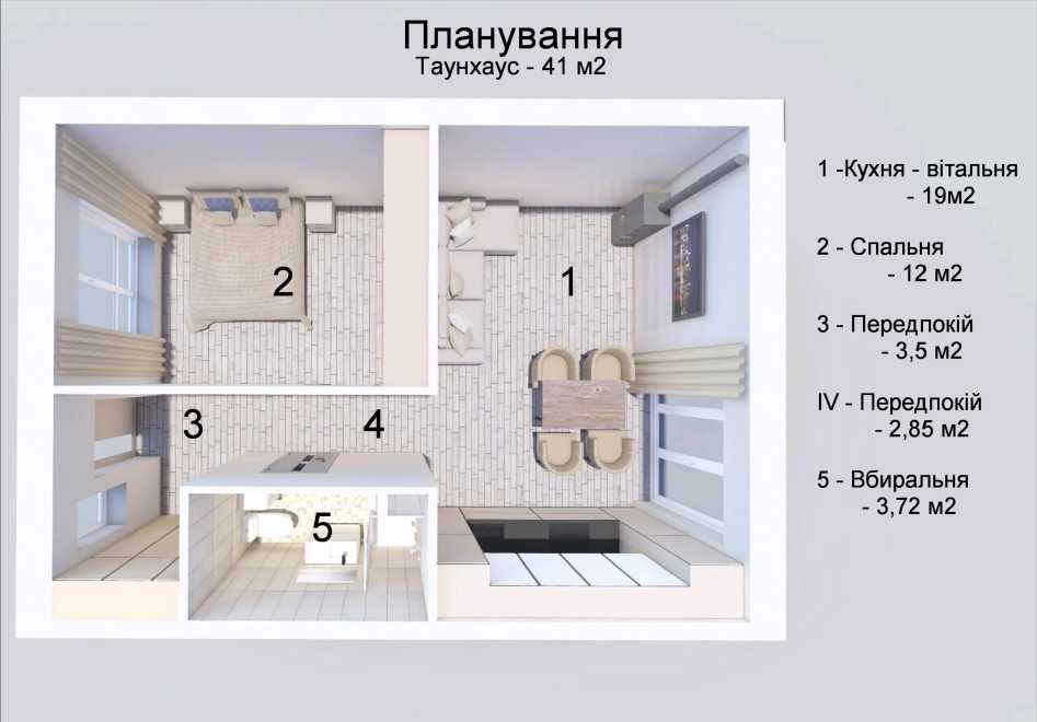 Таунхаус центрі Гостомеля, вул. Свято-Покровська. Центральні комунікації