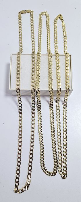 Łańcuszek pancerka złoto 585