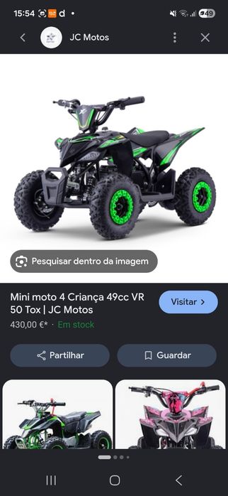 Moto quatro de criança