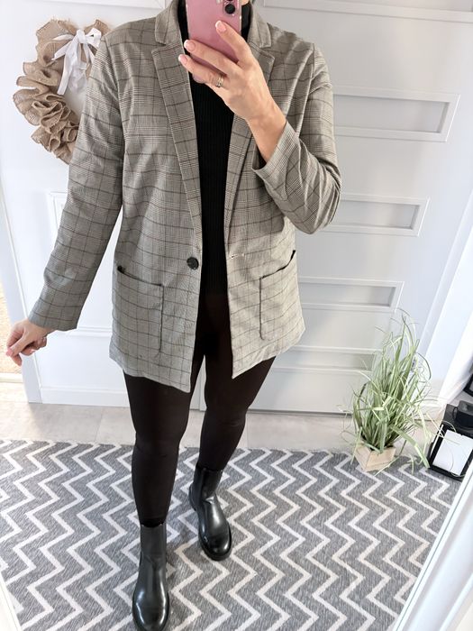 H&m marynarka kratka 40 L