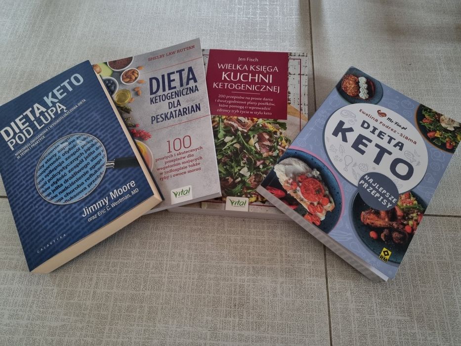 Zestaw książek do diety ketogenicznej