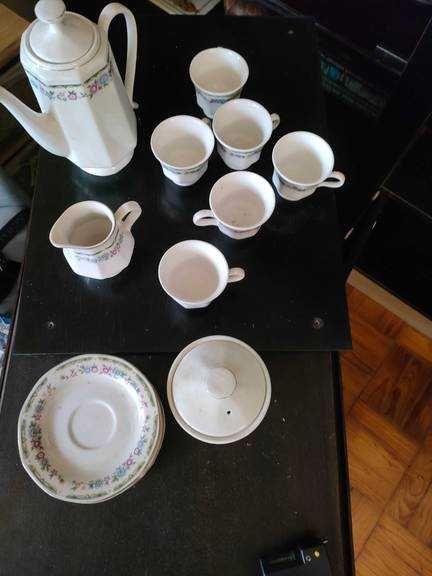 Porcelana serviço chá